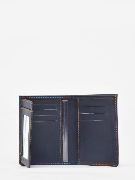 Wallet With Card Holder Paris Leather Etrier Blue paris EPAR748 other view 1