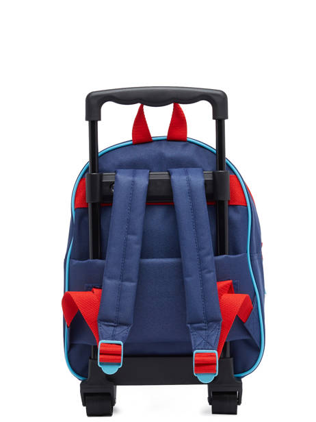 1 Compartment  Wheeled Schoolbag Spiderman Blue strong 2596 other view 1