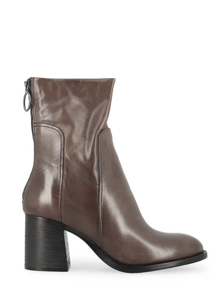 Boots In Leather Mjus Brown women T01206