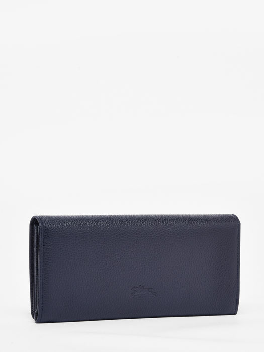 Longchamp Le foulonné Wallet Blue