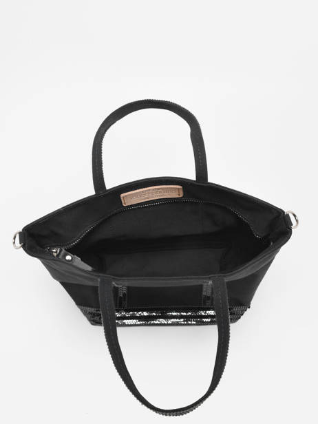 Petit Cabas Zippé Paillettes Vanessa bruno Noir cabas 1V40435 vue secondaire 3