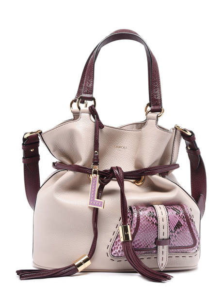 Medium Leather Premier Flirt Python Bucket Bag Lancel Multicolor premier flirt A11757