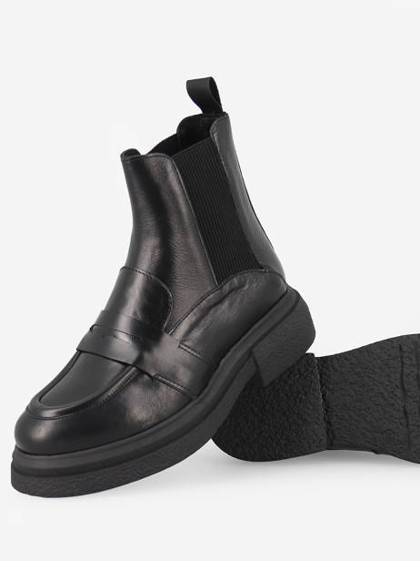 Chelsea Boots In Leather Semerdjian Black women E981E1 other view 1