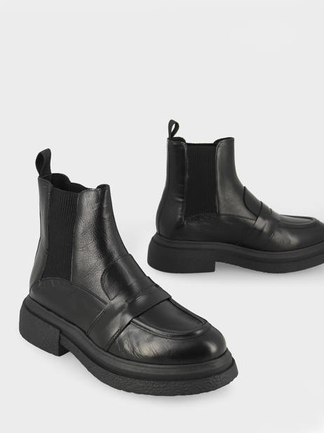 Chelsea Boots In Leather Semerdjian Black women E981E1 other view 2