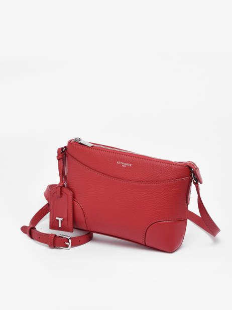 Cross Body Tas Romy Leather Le tanneur Red romy TROM1100 other view 2