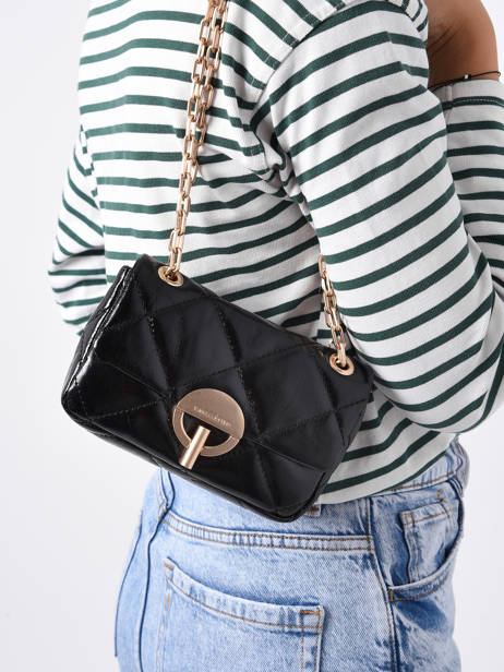 Sac Nano Moon En Cuir Vanessa bruno Noir moon 84V40326 vue secondaire 2