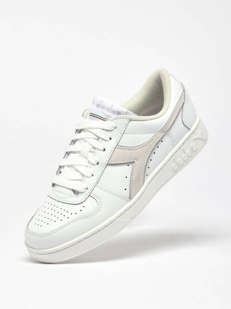 Magic Sneakers In Leather Diadora White women 91202050 other view 1