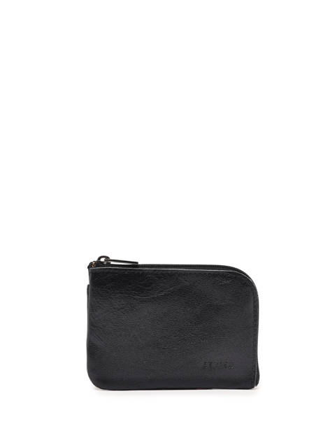 Porte-monnaie Etincelle Irisée Cuir Etrier Noir etincelle irisee EETI811