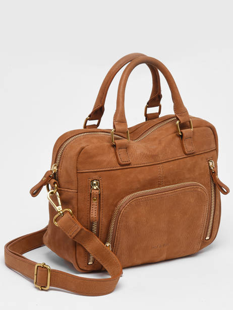 Leather Baby Macy Crossbody Bag Nat et nin Brown vintage BABYMACY other view 2