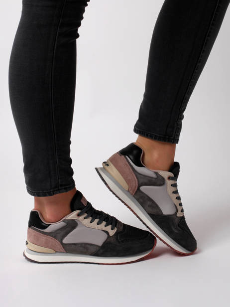 Leather Seoul Sneakers Hoff Gray women 22202007 other view 2