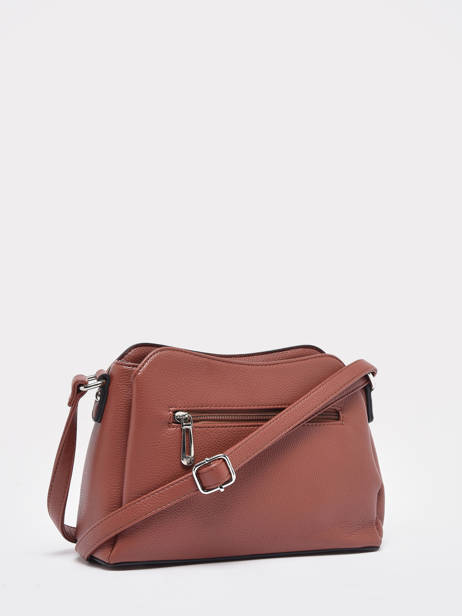 Sac Bandoulière Grained Miniprix Marron grained F2516 vue secondaire 4