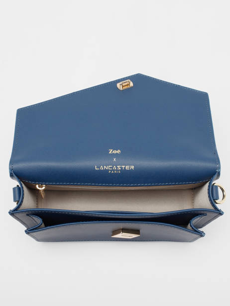 Leather Zoé Crossbody Bag Lancaster Blue zoe 10 other view 3
