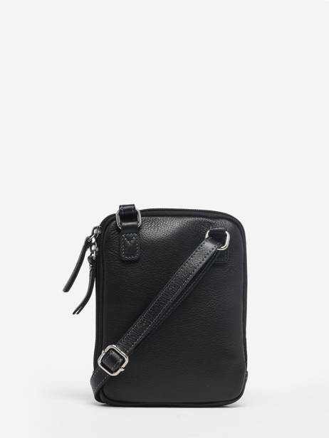 Small Leather Foulonné Crossbody Bag Etrier Black foulonne EFOU728S other view 4