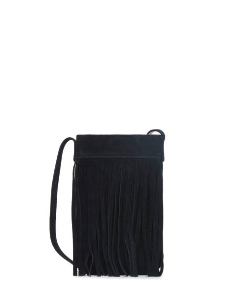 Shoulder Bag Folk Leather Gerard darel Black folk W405