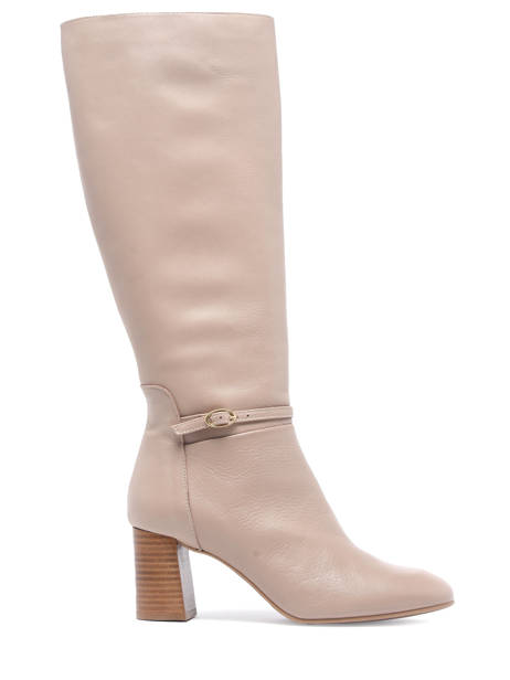 Heeled Boots Tania In Leather Brenda zaro Pink women 4540