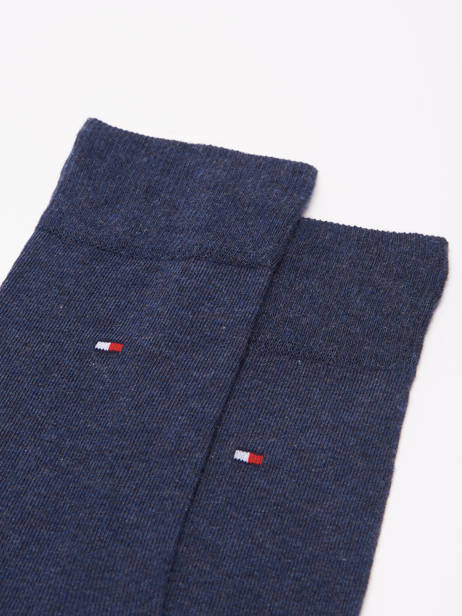 Lot De 2 Paires De Chaussettes Tommy hilfiger Bleu socks men 371111 vue secondaire 3