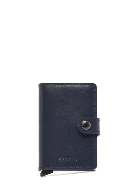Leather Original Card Holder Secrid Blue original MO