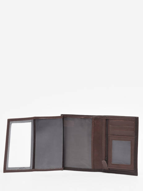 Portefeuille Porte-monnaie Essentiel Cuir Miniprix Marron essentiel 8319 vue secondaire 2