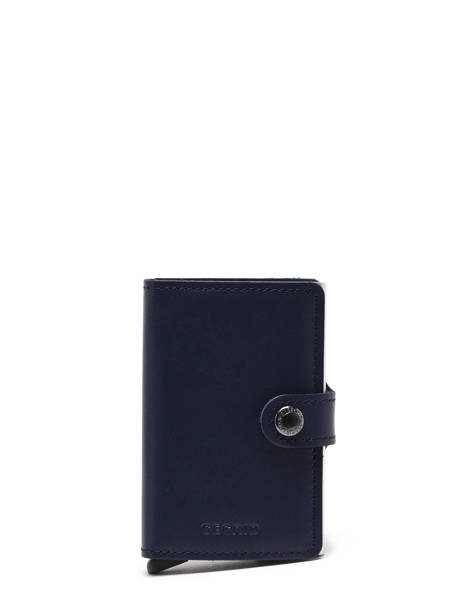 Leather Original Card Holder Secrid Blue original MO other view 1