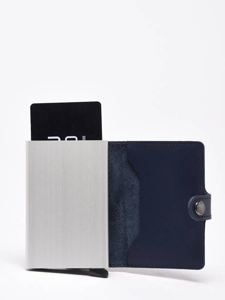 Leather Original Card Holder Secrid Blue original MO other view 2