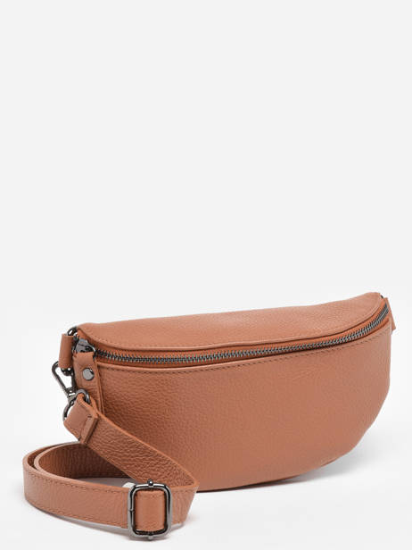 Leather Caviar Belt Bag Milano Brown caviar CA19091B other view 2