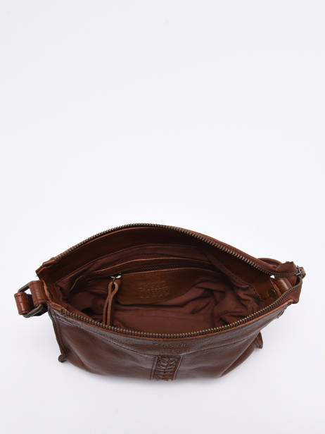 Crossbody Bag Cow Leather Basilic pepper Brown cow BCOW58 other view 3