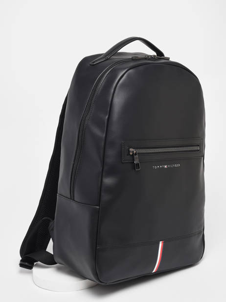 Backpack Tommy hilfiger Black corporate AM10927 other view 2