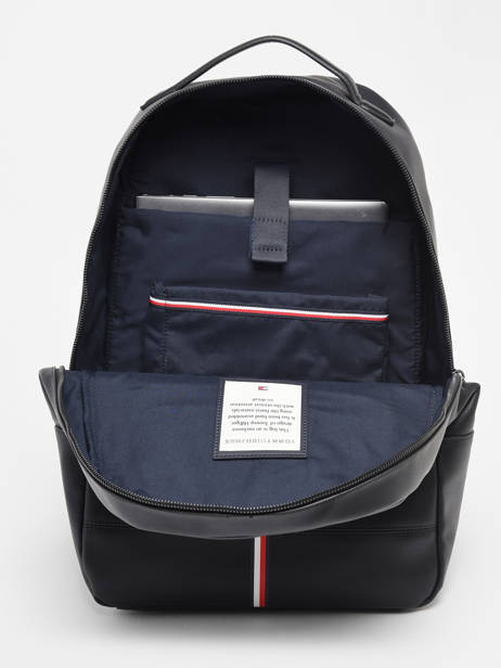 Backpack Tommy hilfiger Black corporate AM10927 other view 3