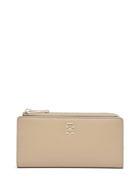 Portefeuille Tommy hilfiger Beige tommy life AW14643