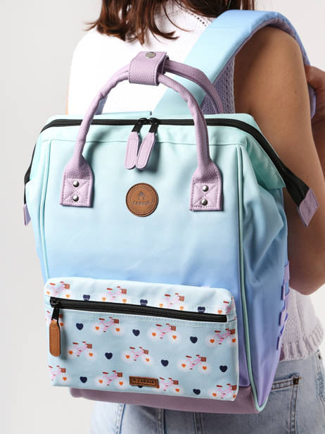 Customisable Backpack Adventurer Medium Cabaia Blue adventurer BAGS other view 1