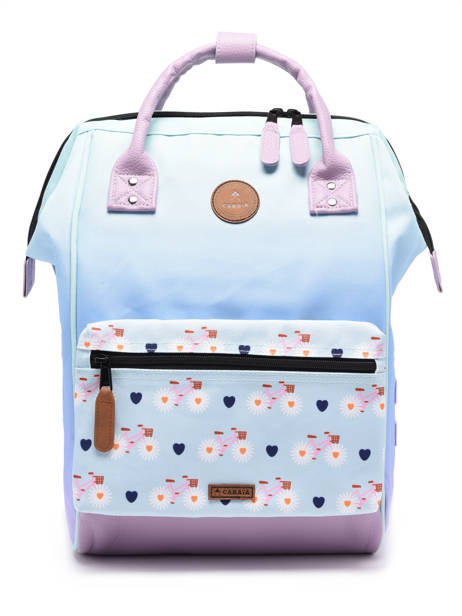 Customisable Backpack Adventurer Medium Cabaia Blue adventurer BAGS other view 2