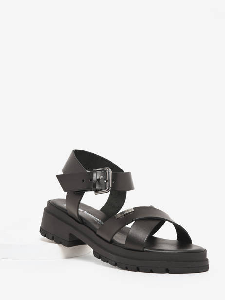 Sandals Tiha In Leather Les tropeziennes Black women TIHA other view 1