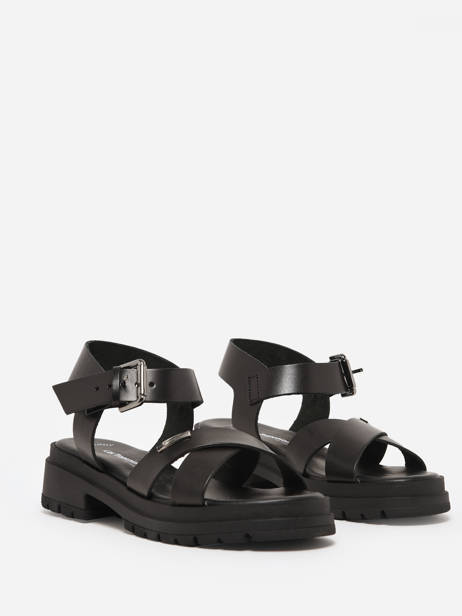 Sandals Tiha In Leather Les tropeziennes Black women TIHA other view 2