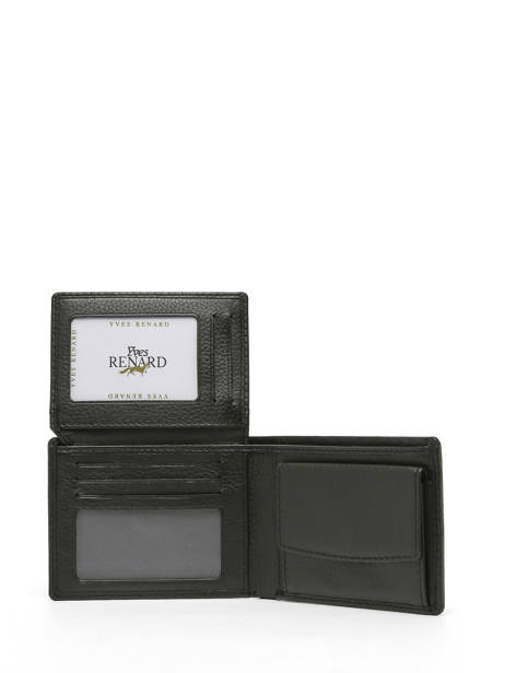 Wallet Leather Yves renard Black foulonne 2376 other view 2