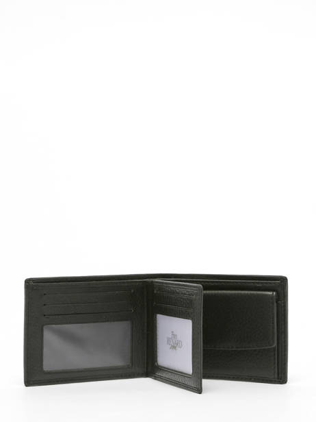 Wallet Leather Yves renard Black foulonne 2377 other view 1