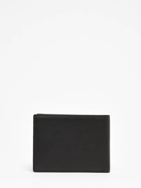 Wallet Leather Yves renard Black foulonne 2372 other view 3