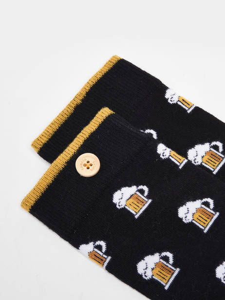 Socks Cabaia Black socks men JUS other view 1