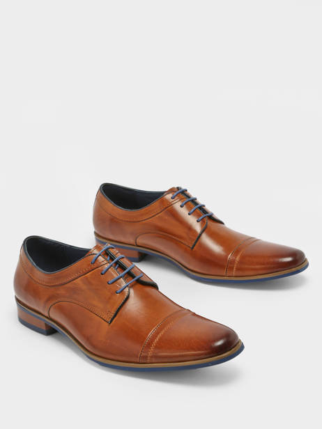 Formal Shoes Magen In Leather Kdopa Brown men MAGEN other view 2