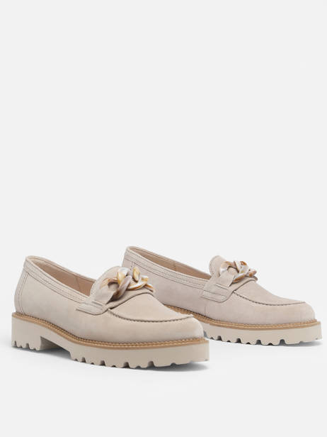 Moccasins In Leather Gabor Beige women 12 other view 3
