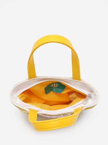 Satchel Le voyage en panier Yellow kids PM374 other view 2