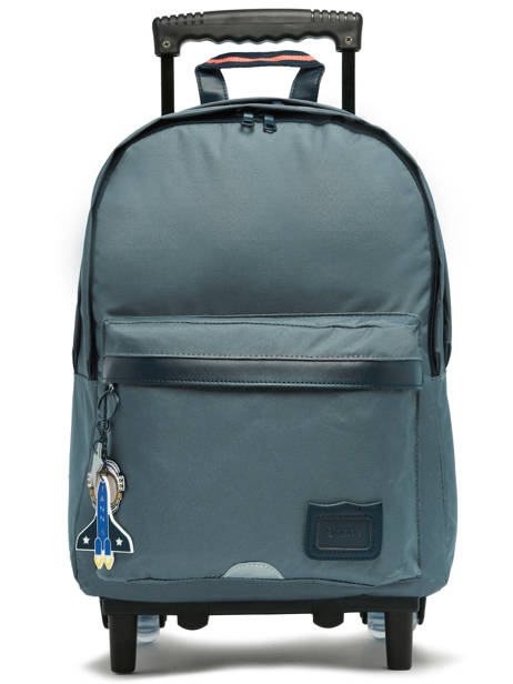2-compartment  Wheeled Schoolbag Tann's Blue les fantaisies g 73188
