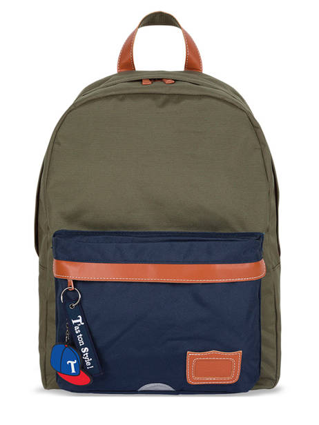 1 Compartment  Backpack Tann's Green les fantaisies g 62127