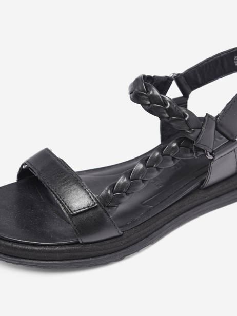 Sandals In Leather Tamaris Black women 30 other view 1
