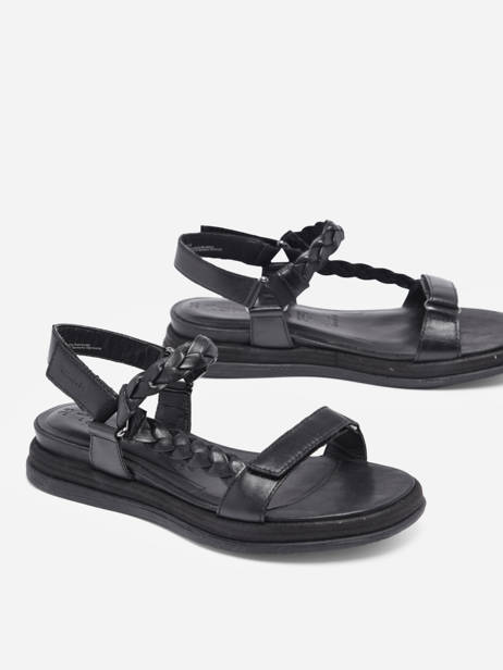 Sandals In Leather Tamaris Black women 30 other view 2