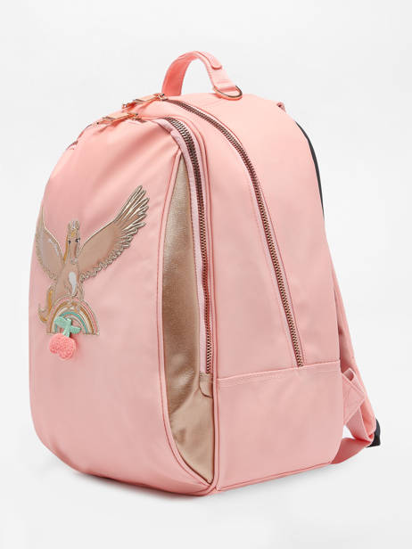 3-compartment James Backpack Jeune premier Pink daydream girls G other view 2