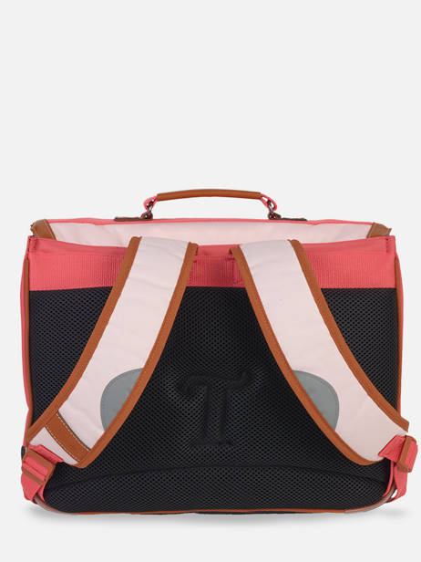 2-compartment  Satchel Tann's Pink les fantaisies f 38141 other view 4