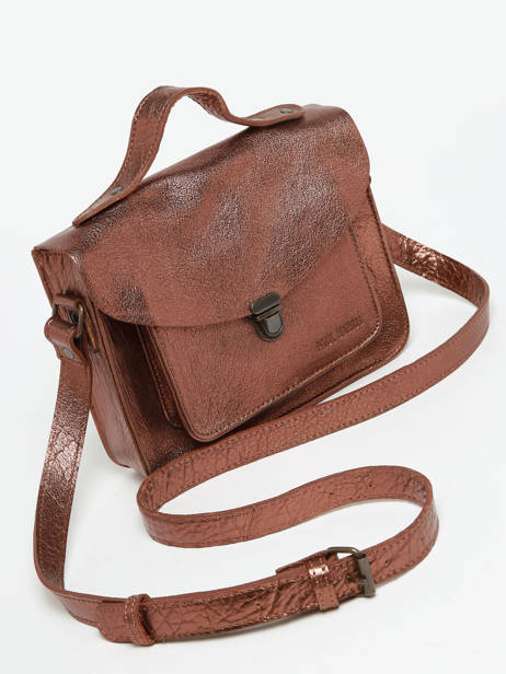 Sac  Mademoiselle George Cuir Paul marius Rose vintage GEORGE vue secondaire 2