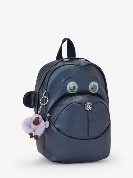 Mini Backpack Kipling Blue back to school KI7097 other view 2
