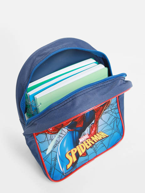 1 Compartment Backpack Spider man Blue tangled webs 3361 other view 3