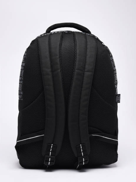 3-compartment Backpack Real madrid Black real 223R204B other view 4